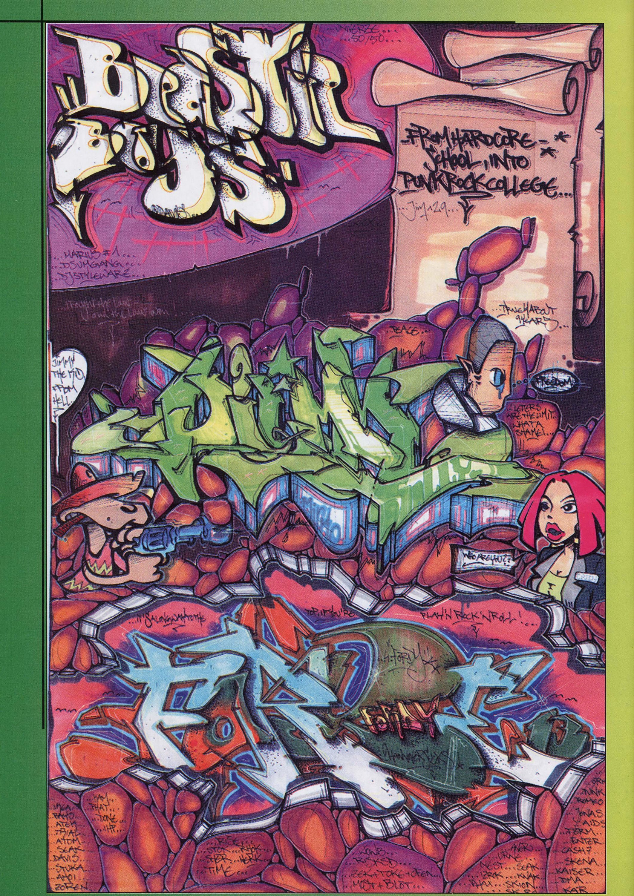 Beastie Boyz Graffiti Magazin Sketches Issue 5 | Bombing Science ...