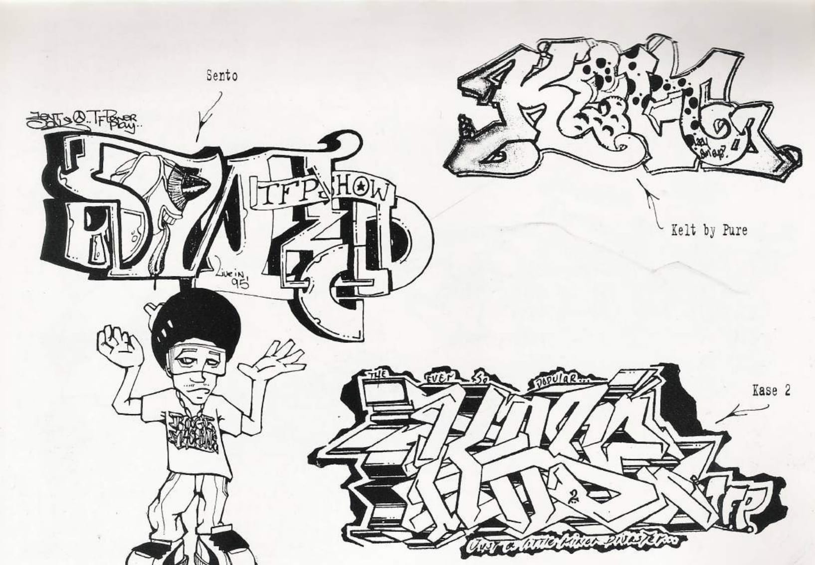Beastie Boyz Graffiti Magazin Sketches Issue 5 | Bombing Science ...
